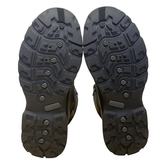 Timberland Men’s Black Leather White Ledge Mid Waterproof Hiking Boots Size 10 - Picture 9 of 10